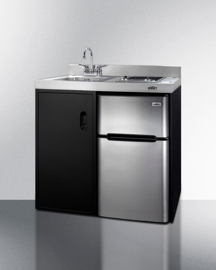 Summit CK36ELGLASS 36" Wide All-In-One Kitchenette