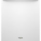 Whirlpool WDT970SAHW Stainless Steel Tub Dishwasher With Third Level Rack
