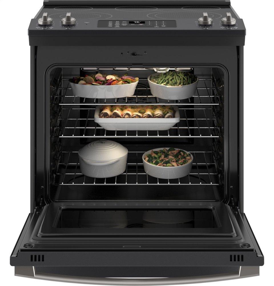 Ge Appliances JS760FPDS Ge® 30" Slide-In Electric Convection Range With No Preheat Air Fry