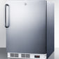 Summit ACF48WCSSADA Built-In Ada Compliant Undercounter Frost-Free All-Freezer For General Purpose Use, With Stainless Steel Exterior, Digital Thermostat, And Lock