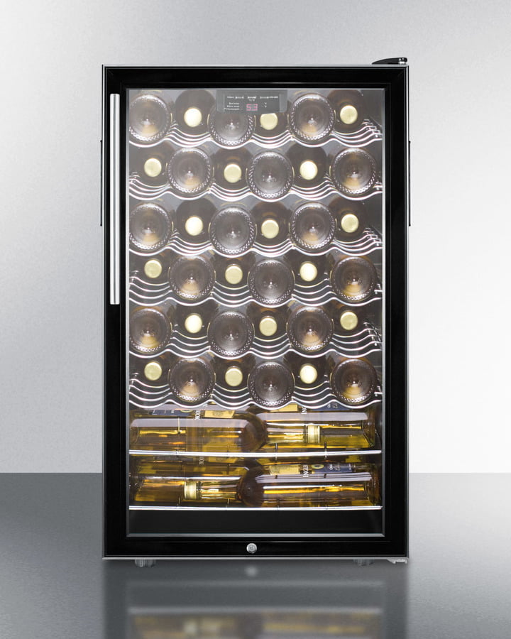 Summit SWC525LBIHVADA 20" Wide Built-In Wine Cellar, Ada Compliant