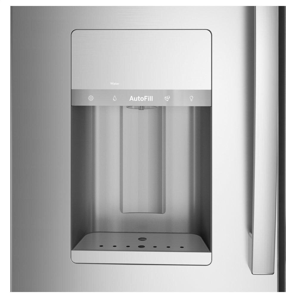 Ge Appliances PVD28BYNFS Ge Profile™ 27.9 Cu. Ft. Smart Fingerprint Resistant 4-Door French-Door Refrigerator With Door In Door