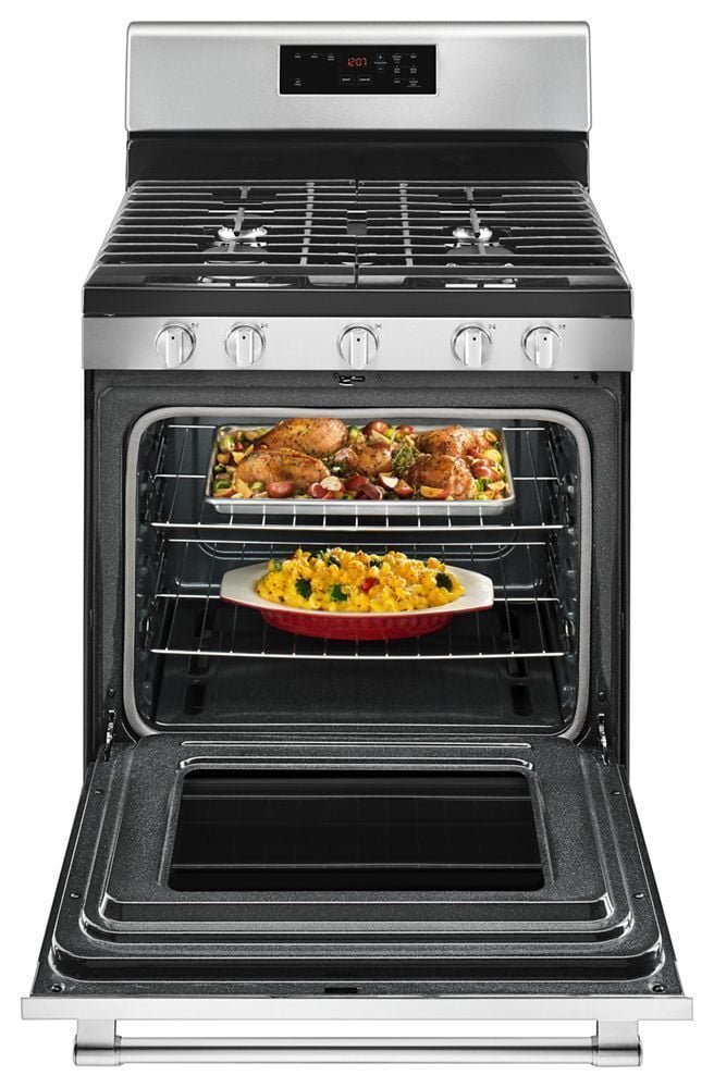 Maytag MGR6600FZ 30-Inch Wide Gas Range With 5Th Oval Burner - 5.0 Cu. Ft.