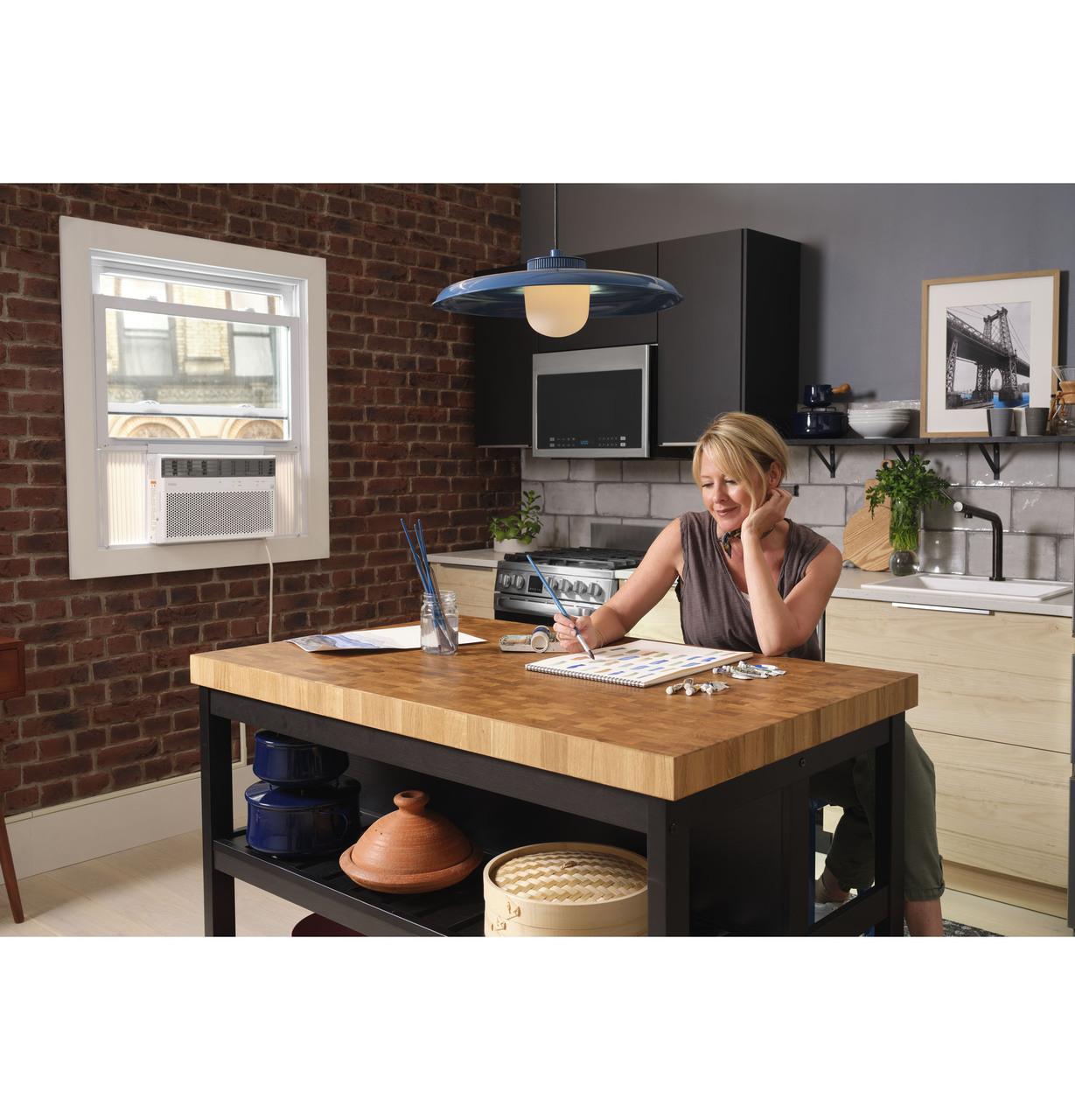 Haier QHEK10AC Haier 10,000 Btu Smart Electronic Window Air Conditioner For Medium Rooms Up To 450 Sq. Ft.