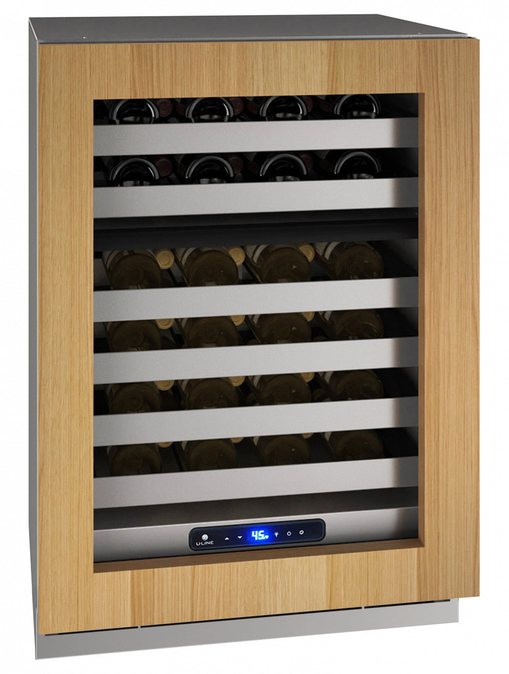 U-Line UHWD524IG01A Hwd524 24" Dual-Zone Wine Refrigerator With Integrated Frame Finish And Field Reversible Door Swing (115 V/60 Hz Volts /60 Hz Hz)