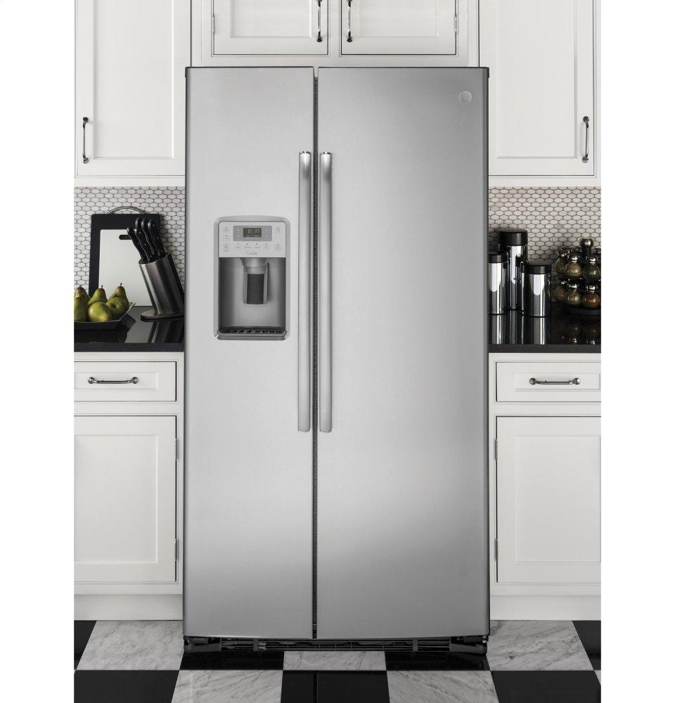 Ge Appliances PZS22MSKSS Ge Profile™ Series 21.9 Cu. Ft. Counter-Depth Side-By-Side Refrigerator