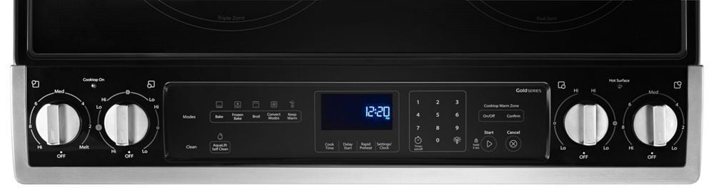 Whirlpool WEE745H0FS 6.4 Cu. Ft. Slide-In Electric Range With True Convection