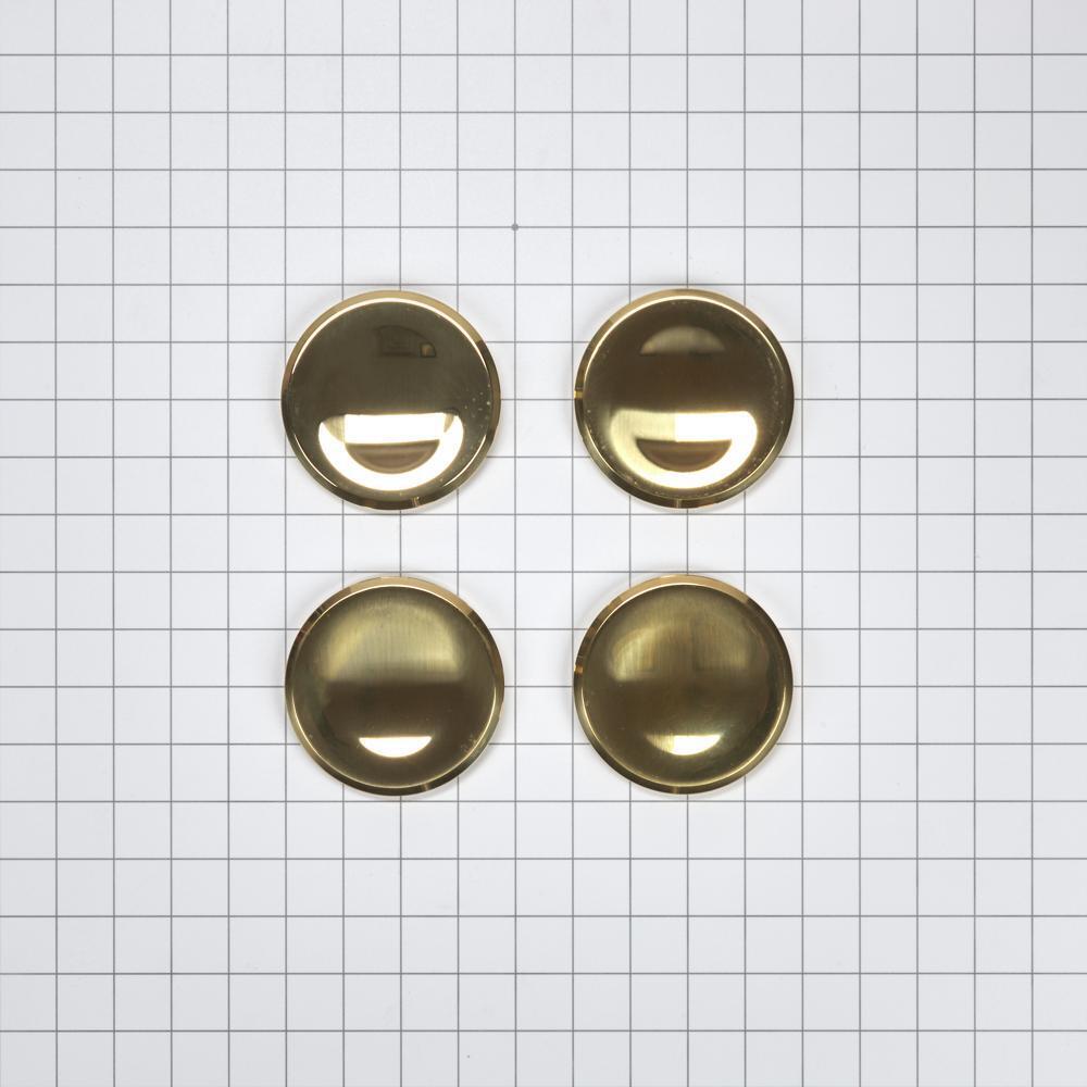 Jennair W11323014 Set Of 4 Range Large Brass Burner Caps