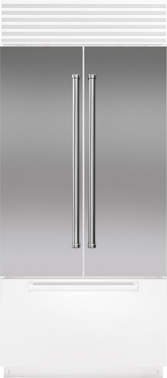 Sub-Zero 7027169 Stainless Steel Flush Inset Door Panel With Pro Handle
