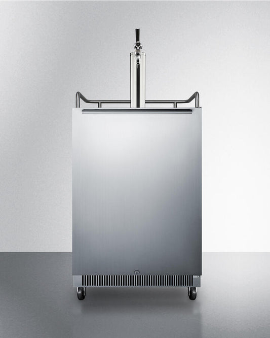 Summit SBC677BITL 24" Wide Built-In Kegerator With Taplock
