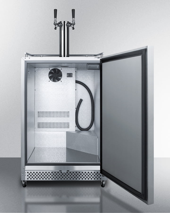 Summit SBC695OSTWIN 24" Wide Built-In Outdoor Kegerator