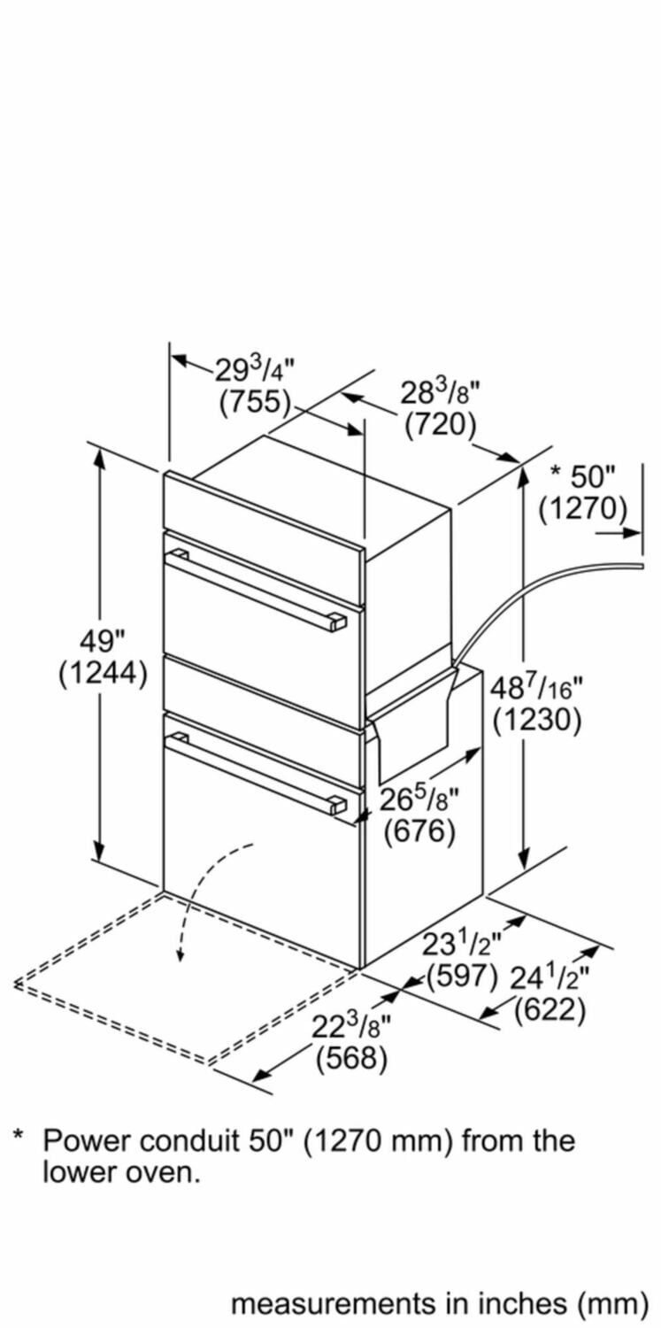 Bosch HBL87M53UC Double Wall Electric Oven Town Appliance