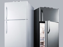 Summit BKRF21B 21 Cu.Ft. Break Room Refrigerator-Freezer In Black With Nist Calibrated Alarm/Thermometers
