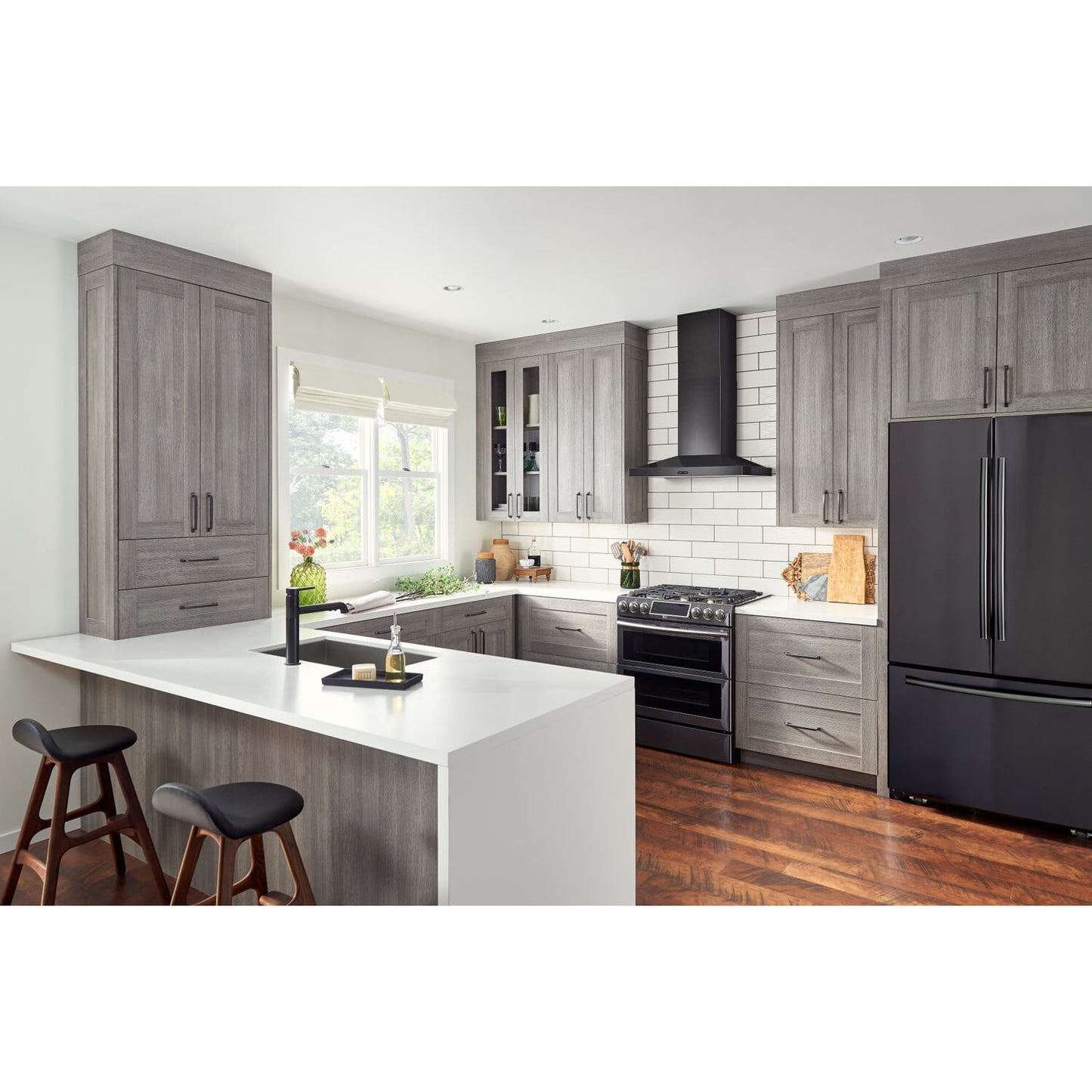 Broan EW5436BLS Broan® 36-Inch Convertible Wall-Mount Chimney Range Hood, 500 Cfm, Black Stainless Steel