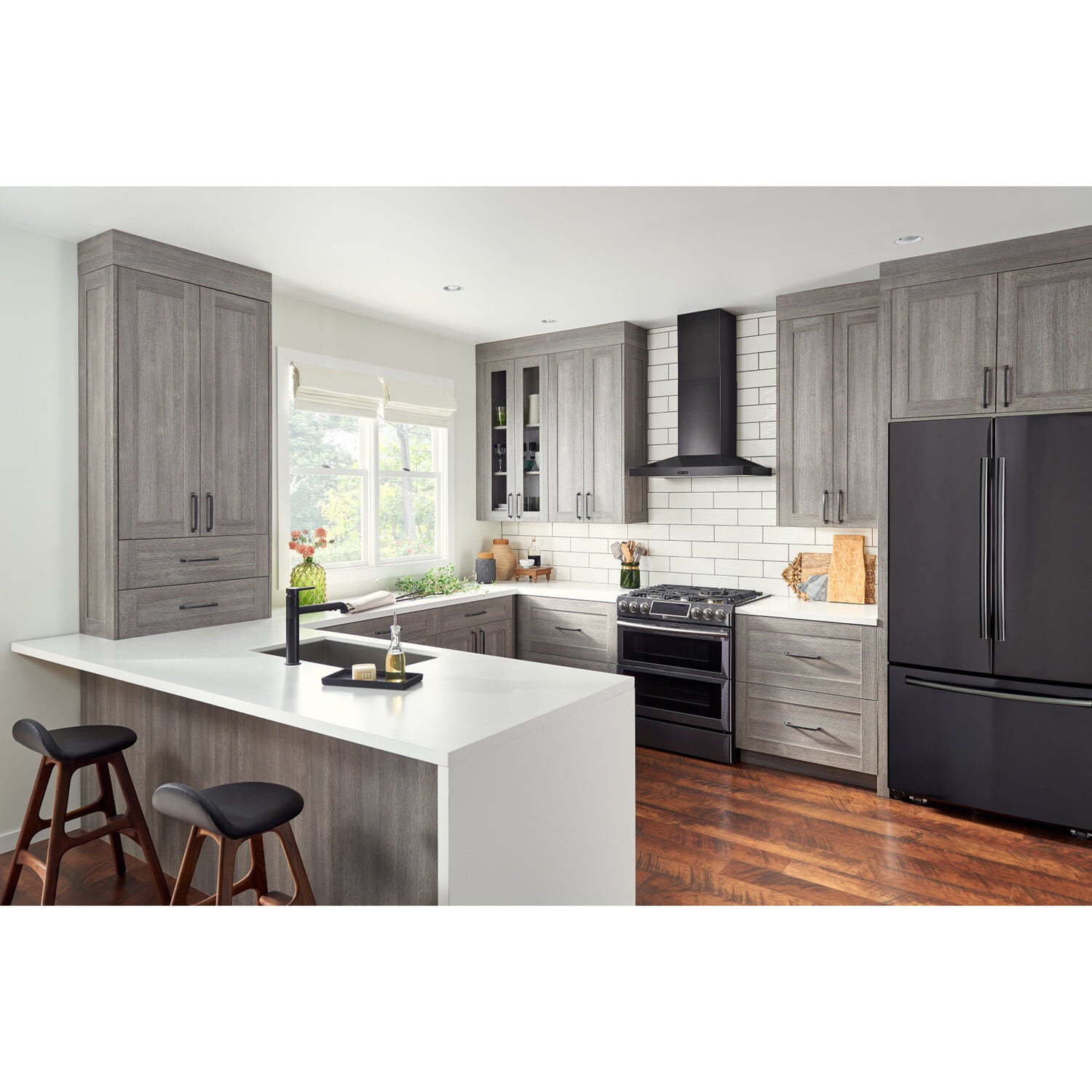 Broan EW5436BLS Broan® 36-Inch Convertible Wall-Mount Chimney Range Hood, 500 Cfm, Black Stainless Steel