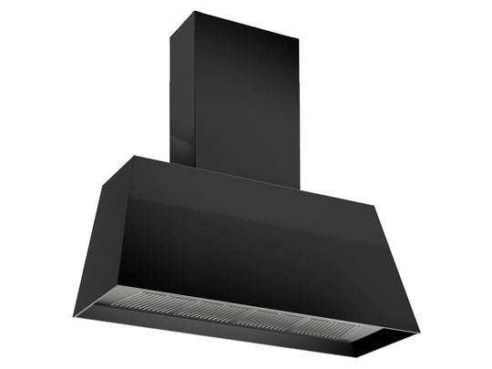 Bertazzoni KMC48NE 48'' Contemporary Canopy Hood, 1 Motor 600 Cfm Nero Matt