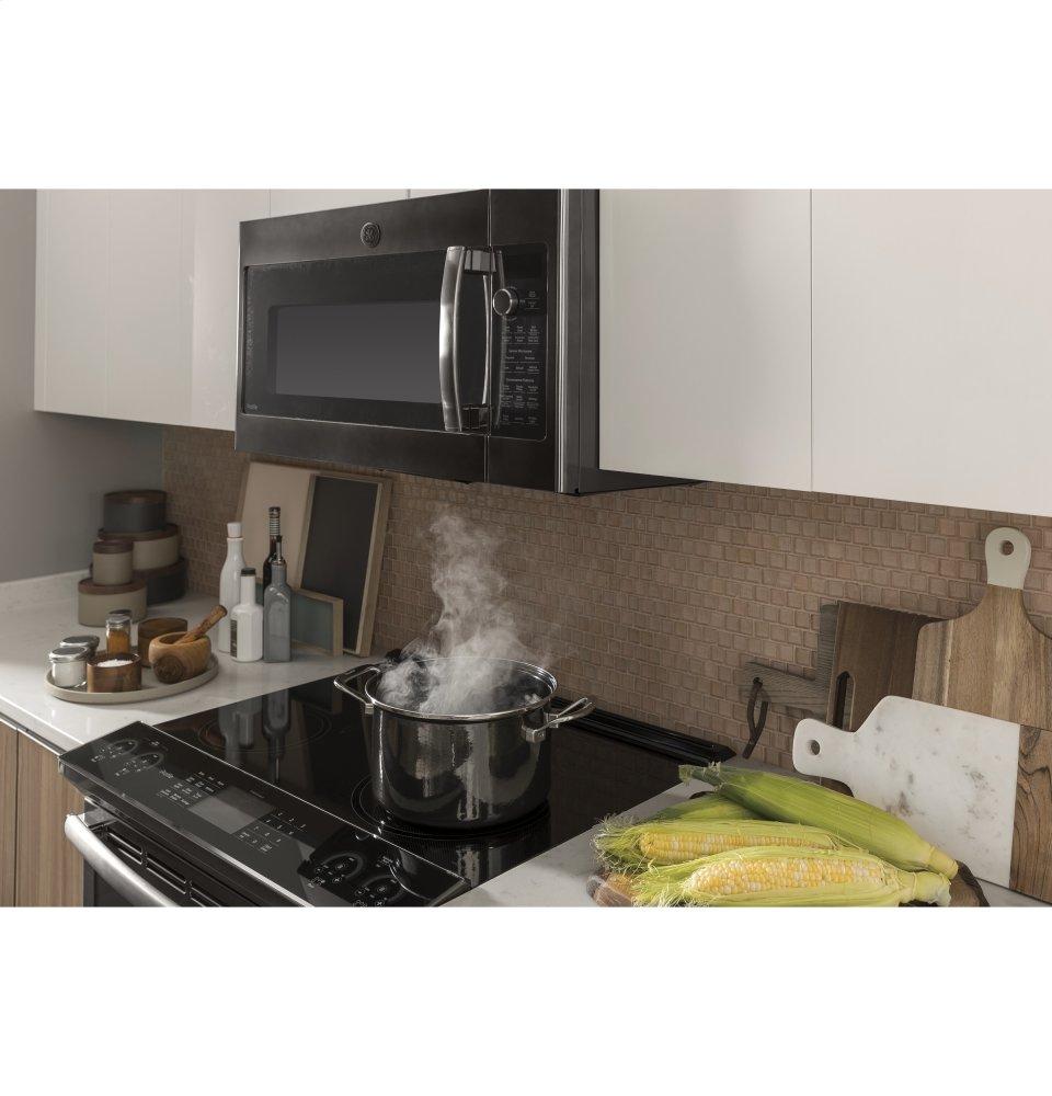 Ge Appliances PVM9179BLTS Ge Profile™ 1.7 Cu. Ft. Convection Over-The-Range Microwave Oven