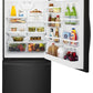 Whirlpool WRB329DMBB 30-Inches Wide Bottom-Freezer Refrigerator With Spillguard Glass Shelves - 18.7 Cu. Ft.