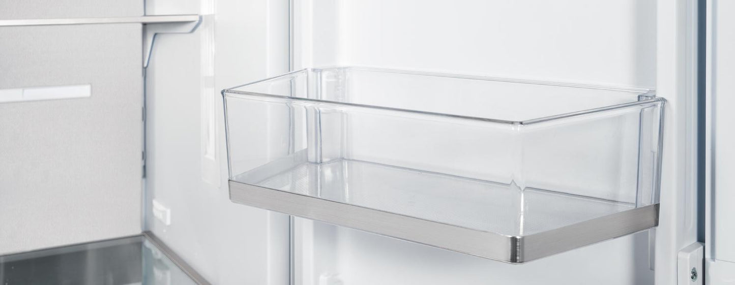 Bertazzoni REF36FDBZPNV 36 Inch Built-In French Door Refrigerator With Ice Maker And Internal Water Dispenser Panel Ready