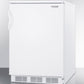 Summit FF6 Freestanding Counter Height All-Refrigerator For General Purpose Use, With Automatic Defrost Operation And White Exterior