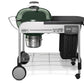 Weber 15507001 Performer® Deluxe Charcoal Grill - 22 Inch Green