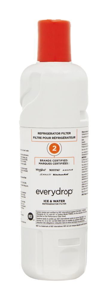 Whirlpool EDR2RXD1 Everydrop® Refrigerator Water Filter 2 - Edr2Rxd1 (Pack Of 1)
