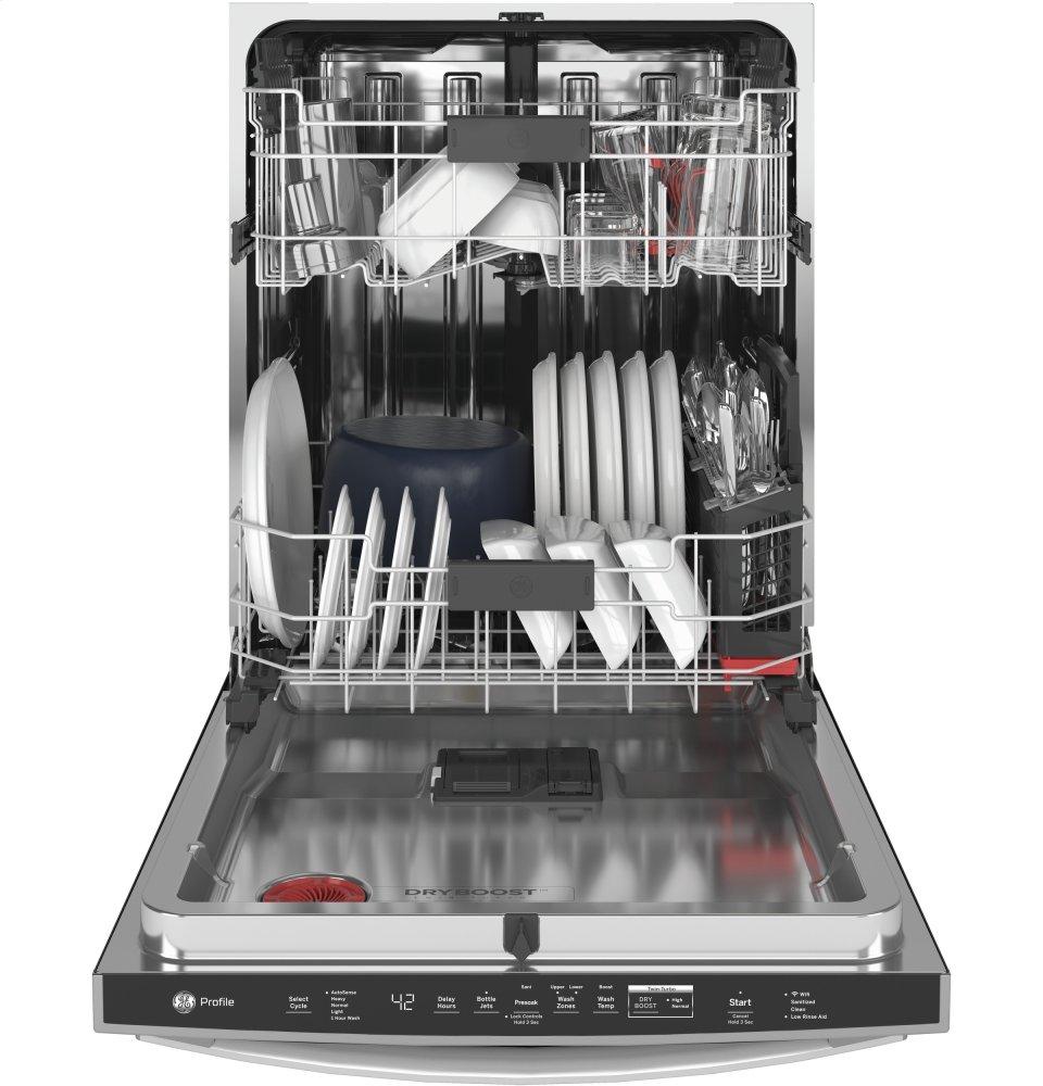 Ge Appliances PDT775SYNFS Ge Profile&#8482; Fingerprint Resistant Top Control With Stainless Steel Interior Dishwasher With Sanitize Cycle & Twin Turbo Dry Boost