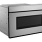 Sharp SMD2479JS 24 In. 1.2 Cu. Ft. 950W Sharp Stainless Steel Smart Easy Wave Open Microwave Drawer Oven