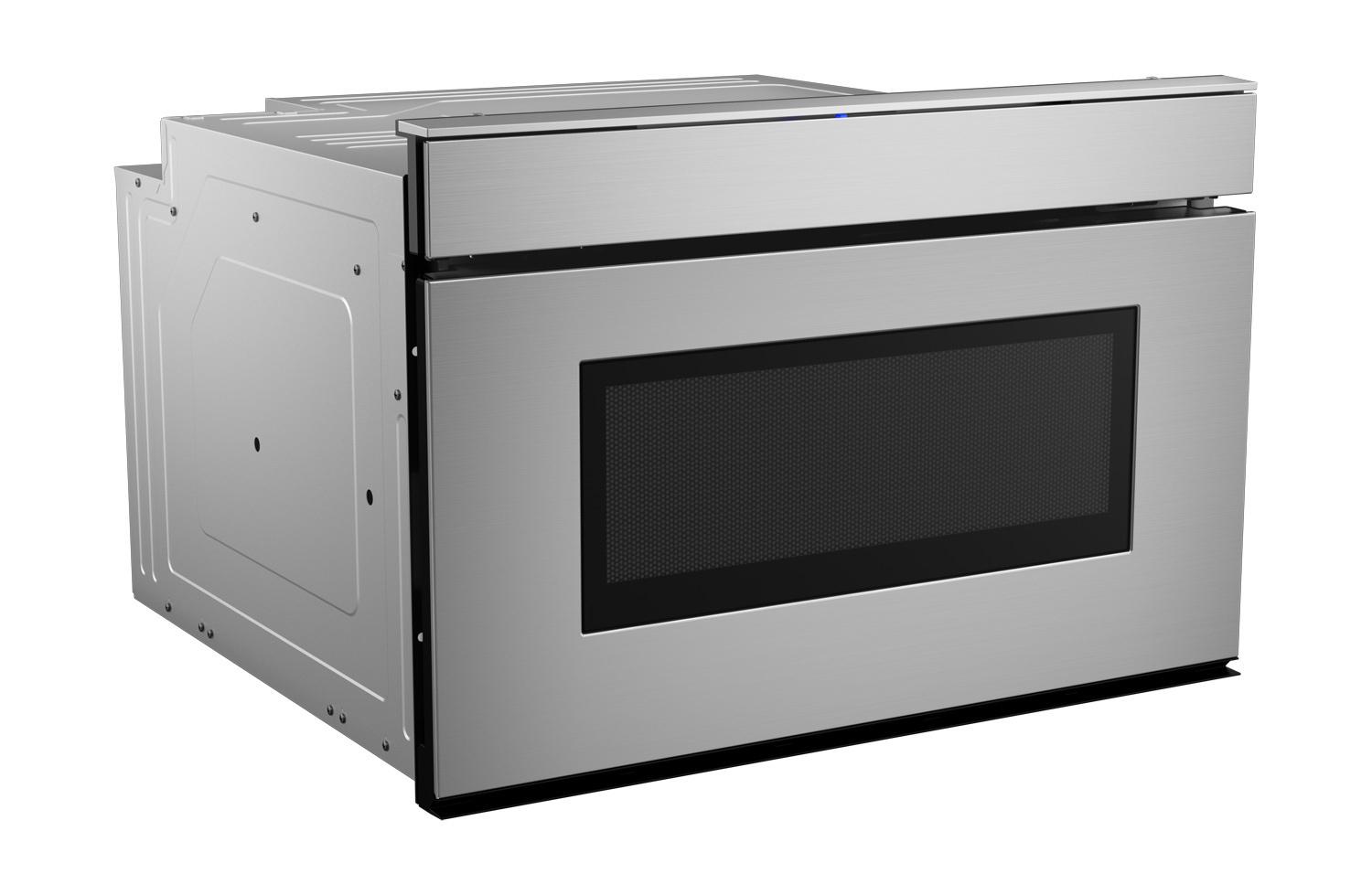 Sharp SMD2479JS 24 In. 1.2 Cu. Ft. 950W Sharp Stainless Steel Smart Easy Wave Open Microwave Drawer Oven