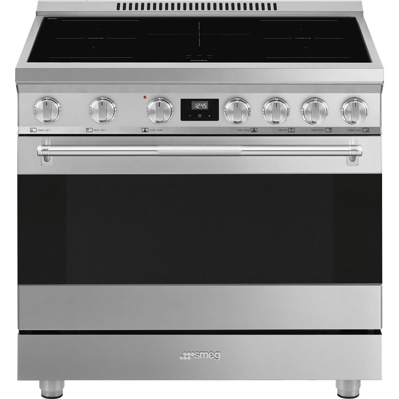 Smeg SPR36UIMX Range Stainless Steel Induction Spr36Uimx