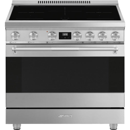 Smeg SPR36UIMX Range Stainless Steel Induction Spr36Uimx
