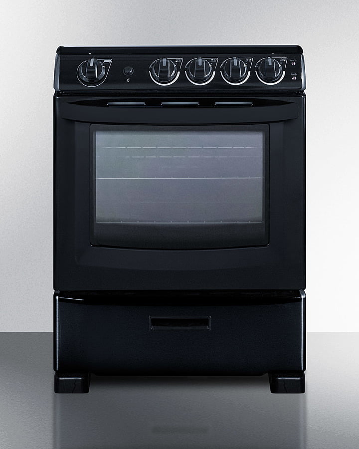 Summit REX2431BRT 24" Wide Electric Smooth-Top Range