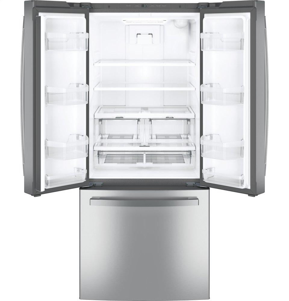 Ge Appliances GNE21FSKSS Ge® Energy Star® 20.8 Cu. Ft. French-Door Refrigerator