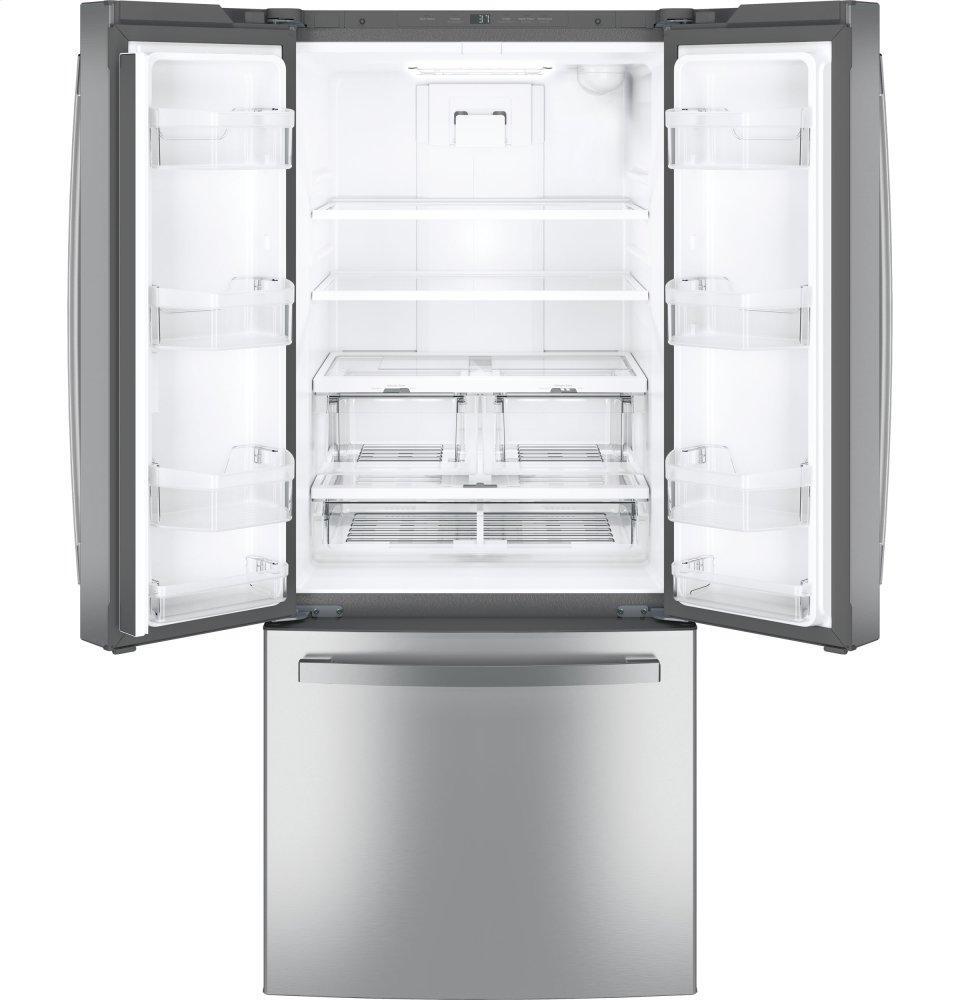 Ge Appliances GNE21FYKFS Ge® Energy Star® 20.8 Cu. Ft. French-Door Refrigerator