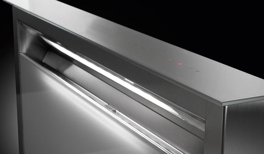 Faber SCLX3615SSNBB 36" Downdraft Gray Glass Hood