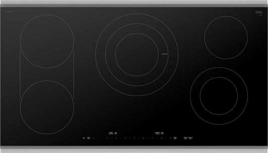 Bosch NETP669SUC Benchmark® Electric Cooktop 36'' Black, Surface Mount With Frame Netp669Suc