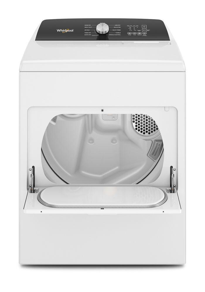 Whirlpool WED5010LW 7.0 Cu. Ft. Top Load Electric Moisture Sensing Dryer