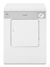 Whirlpool LDR3822PQ 3.4 Cu. Ft. Compact Top Load Dryer With Flexible Installation
