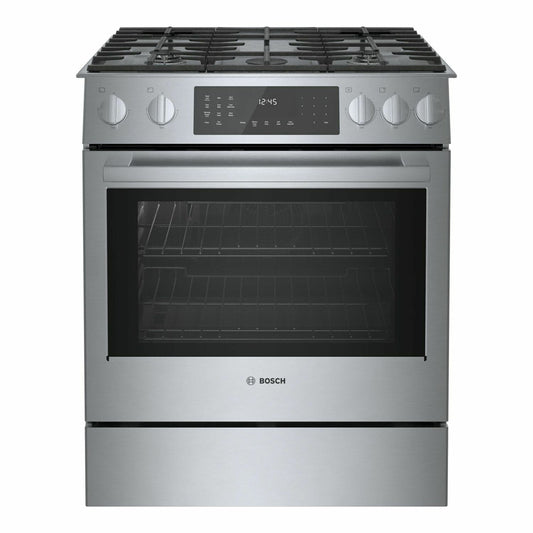 Bosch HDI8056U 800 Series Dual Fuel Slide-In Range 30'' Stainless Steel Hdi8056U