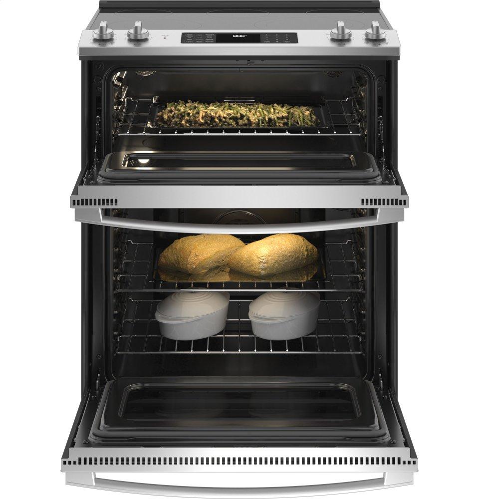 Ge Appliances JSS86SPSS Ge® 30" Slide-In Electric Convection Double Oven Range