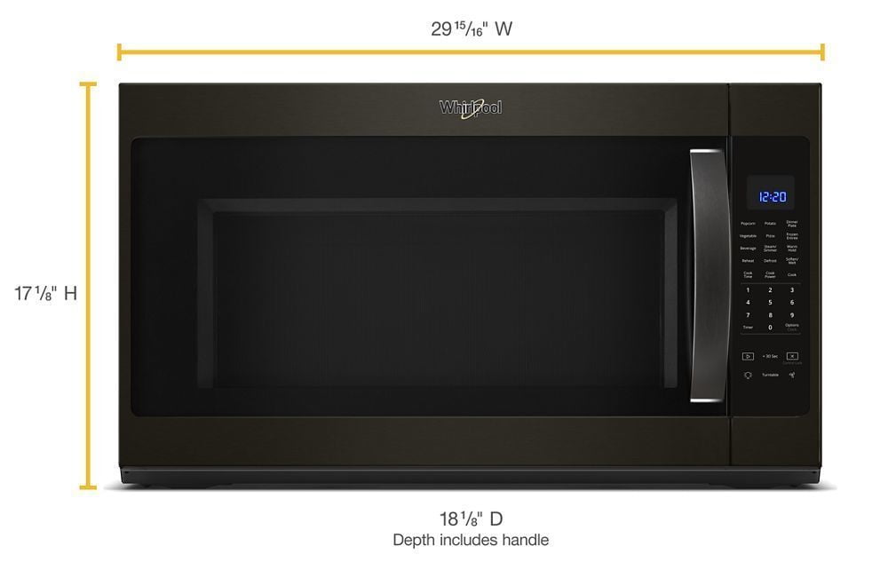 Whirlpool WMH53521HV 2.1 Cu. Ft. Over-The-Range Microwave With Steam Cooking