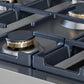 Bertazzoni PROF486GRTBXT 48 Gas Rangetop 6 Brass Burner + Electric Griddle Stainless Steel