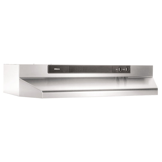 Broan 462404 Broan® 24-Inch Convertible Under-Cabinet Range Hood, 220 Cfm, Stainless Steel
