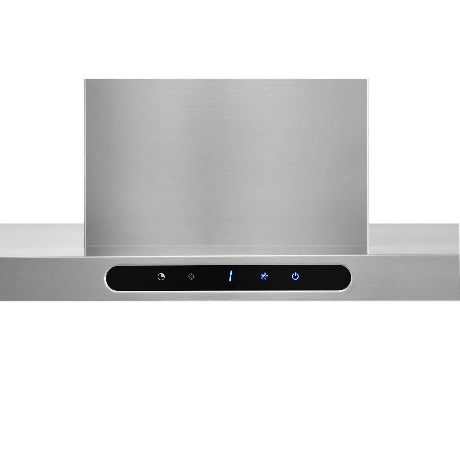 Broan EIT1366SS Broan® Elite 36-Inch T-Style Island Range Hood, 640 Max Blower Cfm, Stainless Steel, W/ Code Ready Technology