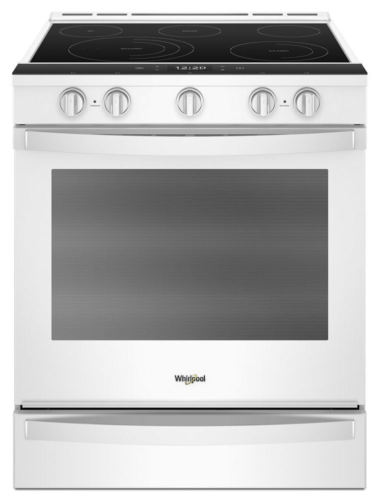 Whirlpool WEE750H0HW 6.4 Cu. Ft. Smart Slide-In Electric Range With Scan-To-Cook Technology