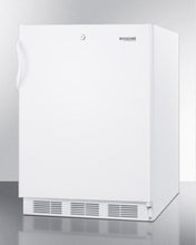 Summit AL650L Freestanding Ada Compliant Refrigerator-Freezer For General Purpose Use, With Dual Evaporator Cooling, Cycle Defrost, Lock, And White Exterior