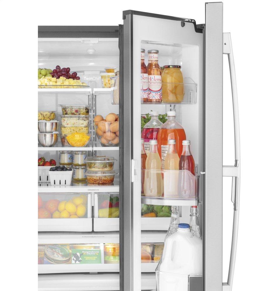 Ge Appliances GFD28GYNFS Ge® 27.7 Cu. Ft. Fingerprint Resistant French-Door Refrigerator With Door In Door