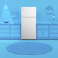 Element Appliance ERT18CSCW Element 18.0 Cu. Ft. Top Freezer Refrigerator - White
