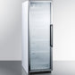Summit SCR1400WLH Commercial Beverage Merchandiser Designed For The Display And Refrigeration Of Beverages And Sealed Food, With 12.6 Cu.Ft. Capacity, Digital Thermostat And Self-Closing Door With A Left Hand Swing