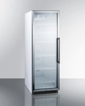 Summit SCR1400WLH Commercial Beverage Merchandiser Designed For The Display And Refrigeration Of Beverages And Sealed Food, With 12.6 Cu.Ft. Capacity, Digital Thermostat And Self-Closing Door With A Left Hand Swing